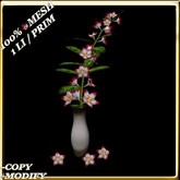 LW_ Mesh Cypress Vine in Vase - Red White 2 (1 LI / Prim)