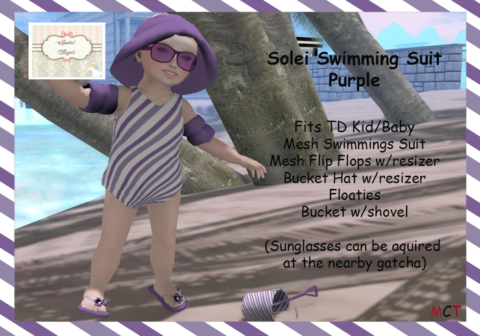 [S][A] Solei Bathing Suit - Purple