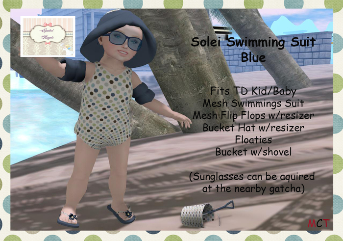 [S][A] Solei Bathing Suit - Blue