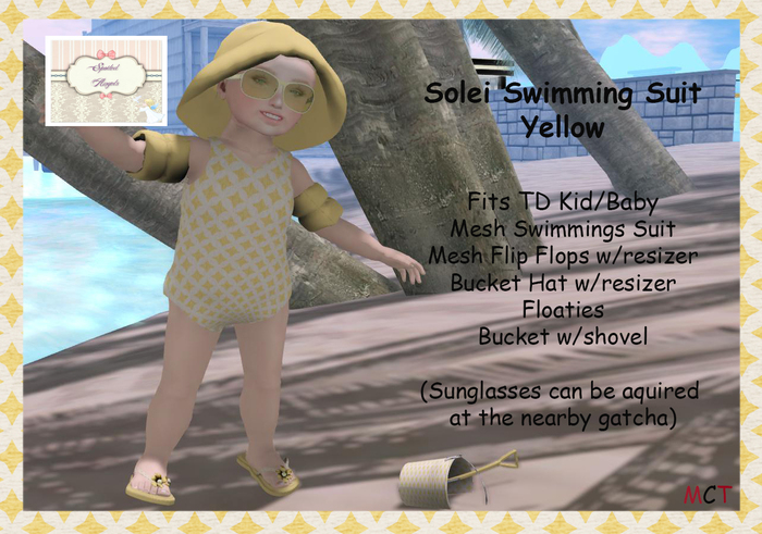 [S][A] Solei Bathing Suit - Yellow