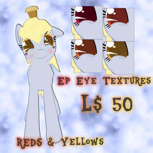 EP Poni Reds and Yellows Eye Texture