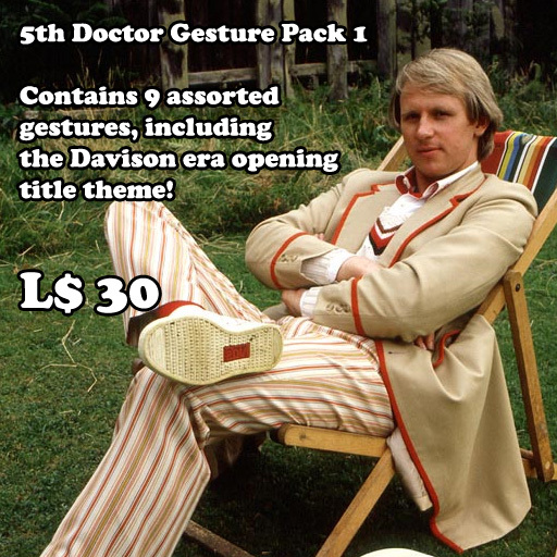 Doctor Who: 5th Doctor Gesture Pack 1