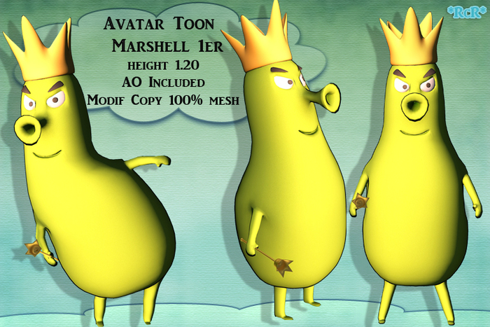 Toon Avatar Marshel 1er *Mesh*RcR*