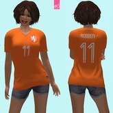 NETHERLANDS - ROBBEN 11 - female shirt (MESH) boxed