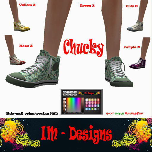 CHUCKY Sneakers - Fat pack Colors2