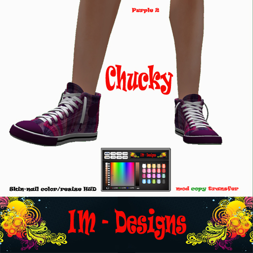 CHUCKY Sneakers - One pair Tartan