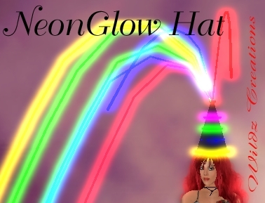 ~WC~ Neon Glow Party Hat SLX