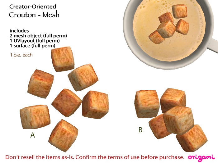 origami~* Crouton - Mesh