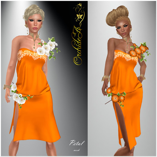 ** Orchidea**  PETAL ORANGE