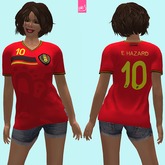 BELGIUM - HAZARD 10 - female shirt (MESH) boxed