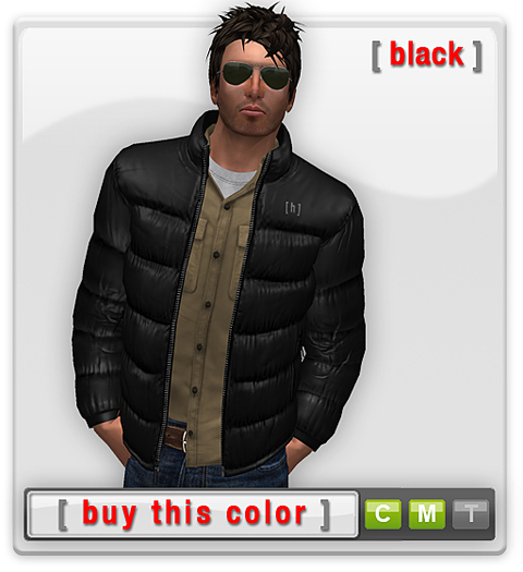 Mesh Down Jacket - Winter Jacket - Black