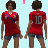 COSTA RICA - RUIZ 10 - female shirt (MESH) boxed