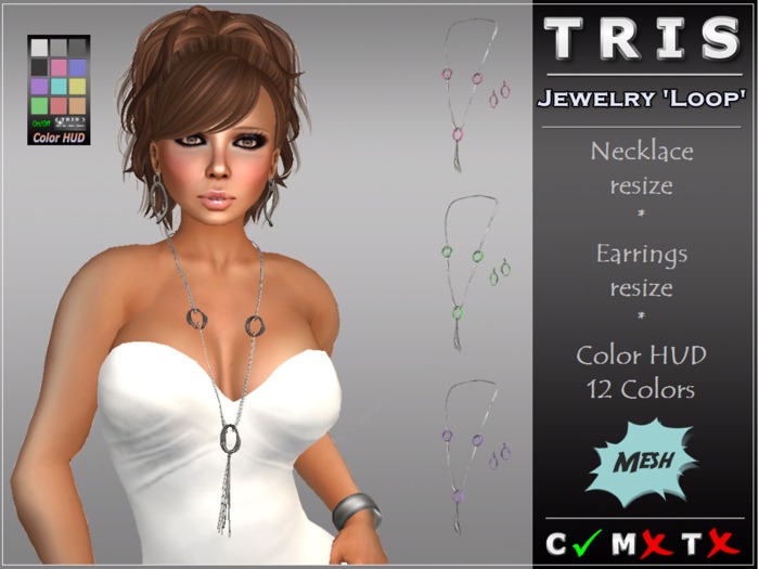 { T R I S } - Jewelry Set Loop