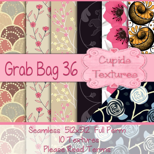 *Cupids Textures * 10 GRAB BAG 36