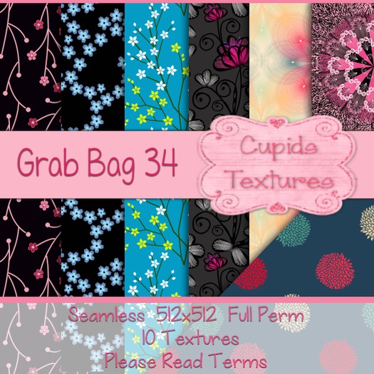 *Cupids Textures * 10 GRAB BAG 34
