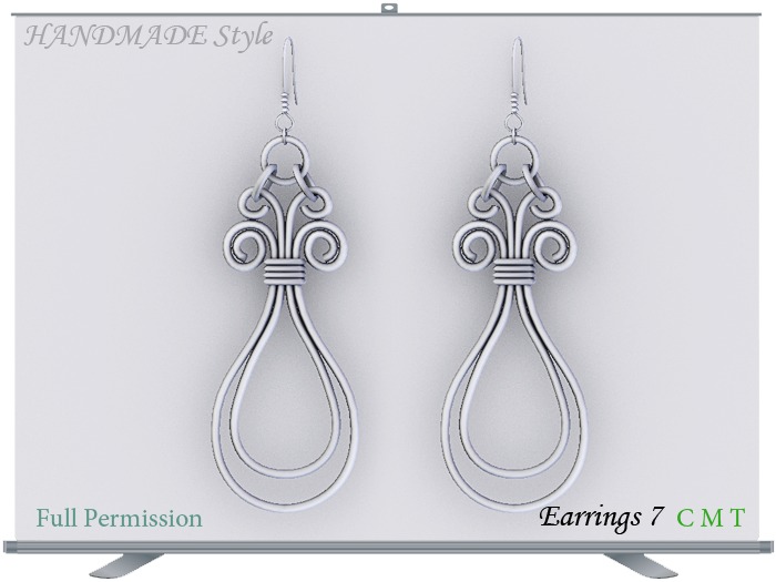 Earrings 7 Full Permission(HANDMADE STYLE)