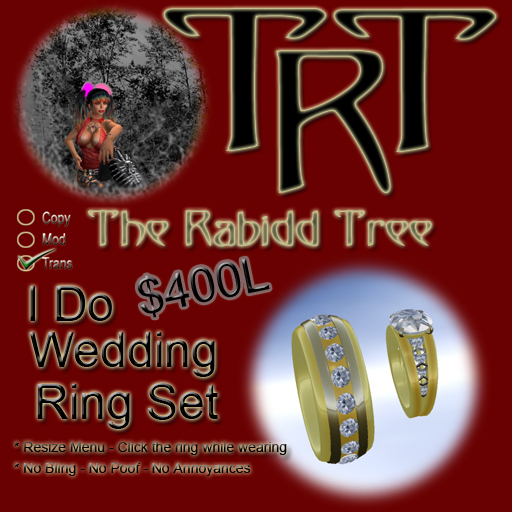 Say I Do Wedding Ring Set Male/Female - Boxed