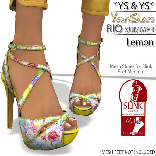 *YS&YS* Rio Shoes Summer Lemon