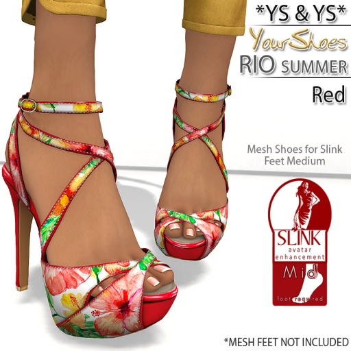 *YS&YS* Rio Shoes Summer Red