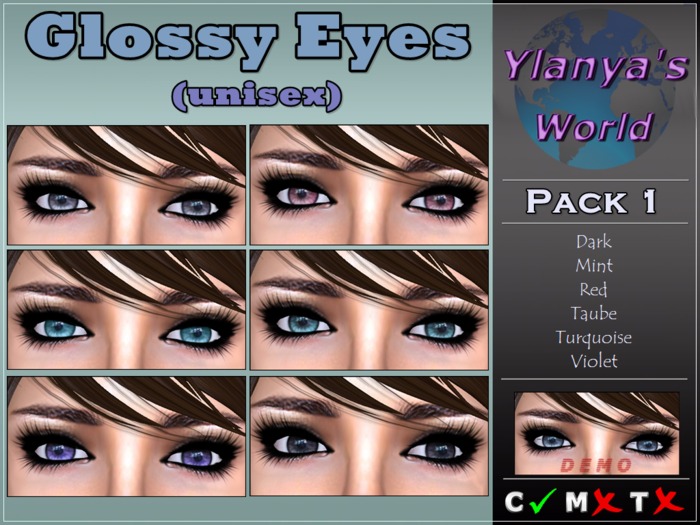 Glossy Eyes - Pack 1
