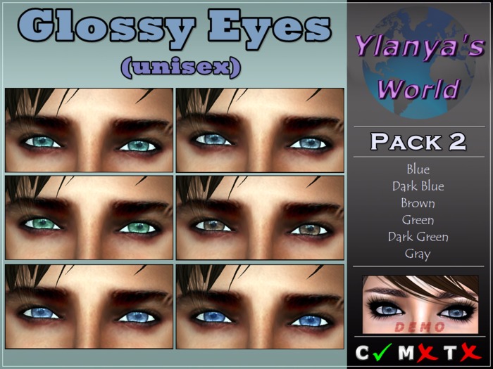 Glossy Eyes - Pack 2