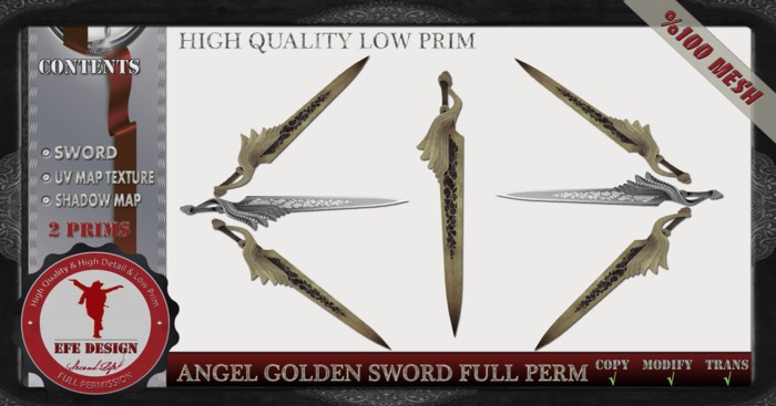 Angel Golden Sword Full Perm