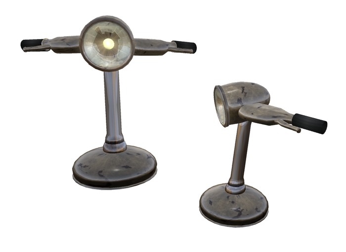 scooter lamp grunge