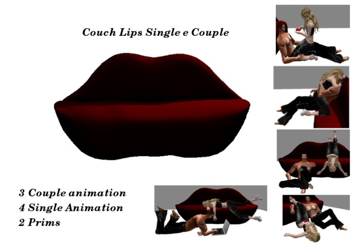 Couch Lips Single e Couple