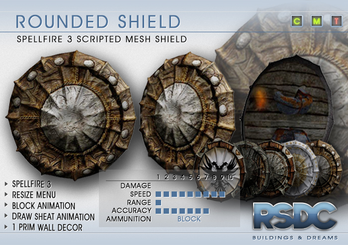 RSDC ARMOURY - ROUNDED SHIELD - SF3