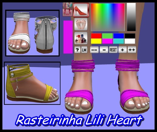 Rasteirinha Lili Heart