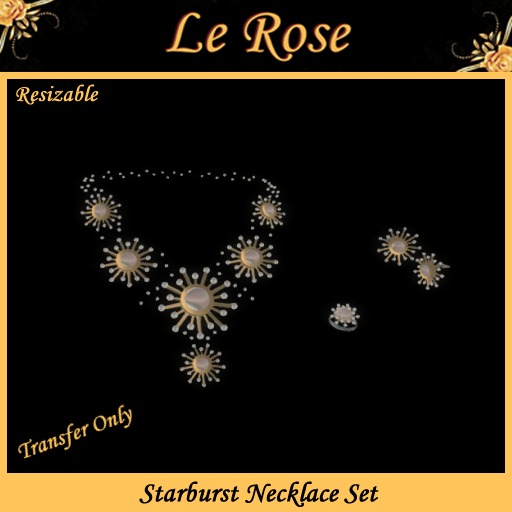 Starburst Necklace Set Gift Box