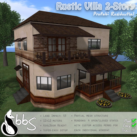 [bbS] Rustic Villa 2-Story