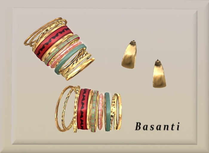 :::TeSsA::: Bangles&Earrings ~ Basanti