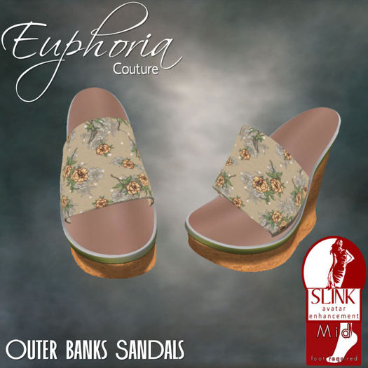 EC - Outer Banks - Sandals - Gold