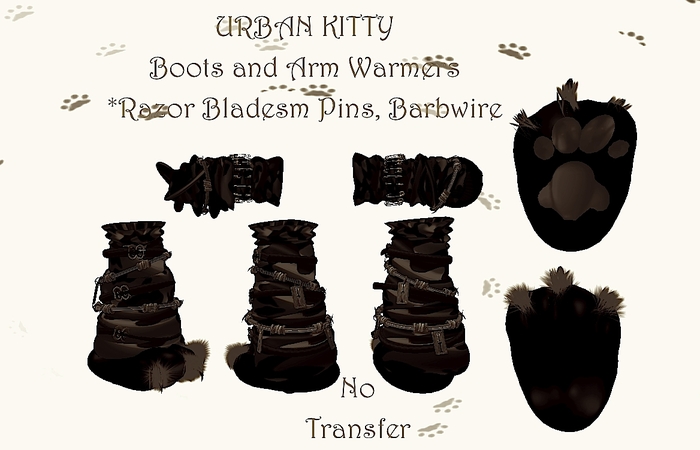 URBAN KITTYS With Arm Warmers