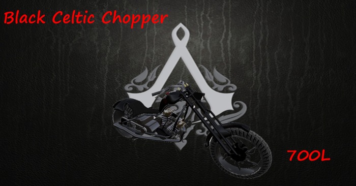 black celtic chopper (boxed)