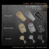 .aisling. LadyOfHighgarden - Shoulders ( Silver ) [REZ ME]