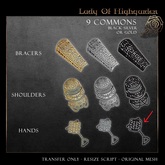 .aisling. LadyOfHighgarden - Hands ( Black ) [REZ ME]