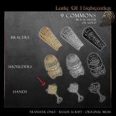 .aisling. LadyOfHighgarden - Hands ( Gold ) [REZ ME]