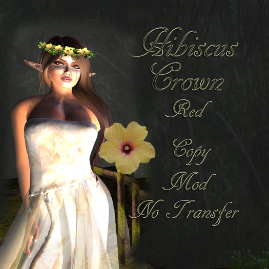 ~LF~Flower Crown~Orchid~Palest Yellow