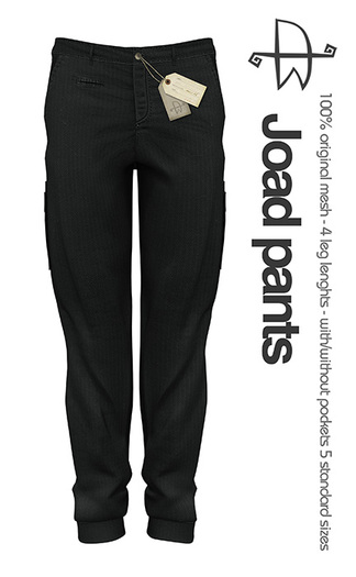 [Deadwool] Joad pants - black