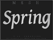 T-3D Creations [ Spring ] Regular MESH - Full Perm -