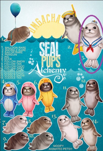 Alchemy - Seal Pups - Hello Sailor ! [box] RARE