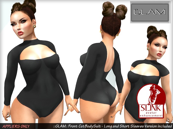 ::GLAM:: Front Cut BodySuit Slink Physique Mesh Body Appliers