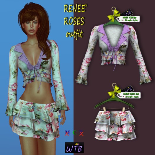 WTB * RENEE' ROSES mesh outfit