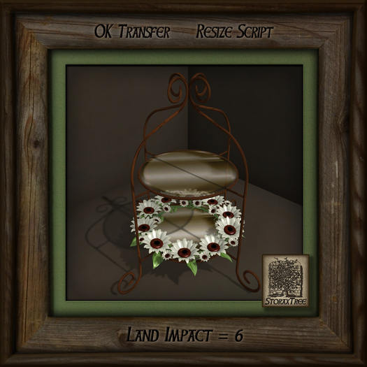 Sunflowers Display Rack Rattan i