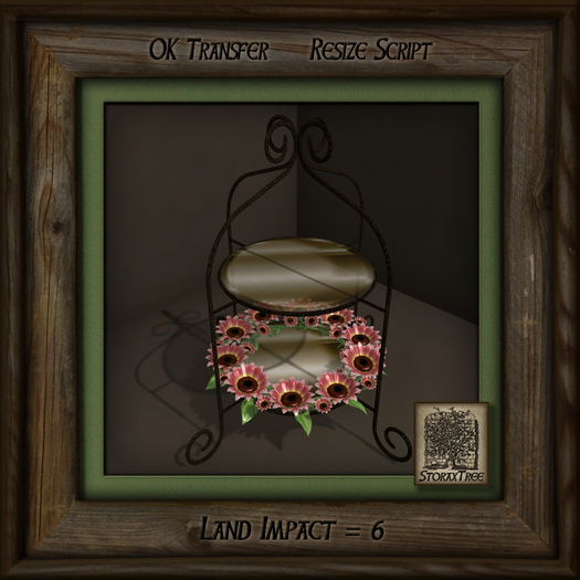 Sunflowers Display Rack Iron h