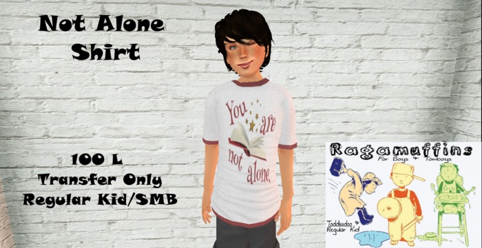 --Ragamuffins-- Blue-Green Tie Dye Shirt (Reg Kid)