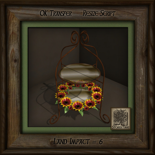 Sunflowers Display Rack Rattan L