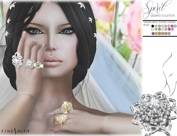 F I N E S M I T H -SPIRIT engagement/ wedding rings